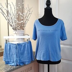 Victoria's Secret Blue Sleepwear Set
